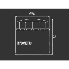 Фильтр масляный HI-FLO HF163 BMW