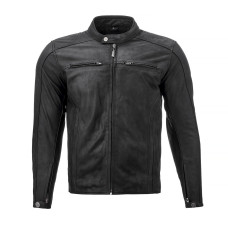 Куртка кожаная  MOTEQ Arsenal, мужская черная, L