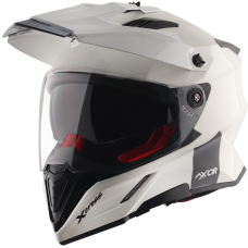 Шлем (мотард) AXOR X-CROSS DUAL VISOR SC-E цвет белый (2XL)