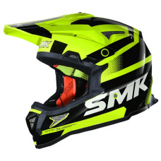 Шлем (кроссовый) SMK ALLTERRA X-THROTTLE, цвет жёлтый неон/чёрный (XL)