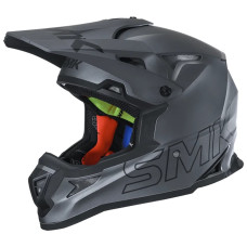 Шлем (кроссовый) SMK ALLTERRA, цвет серый (XL)