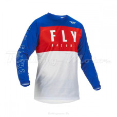 Джерси FLY RACING F-16 (2022) красный/белый/синий, L