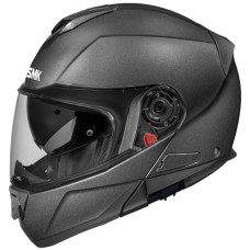 Шлем (модуляр) SMK GLIDE с Bluetooth гарнитурой, цвет серый (XL)
