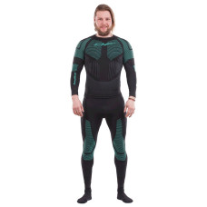 Термофутболка DF 3DTHERMO GREEN с длинным рукавом (XL-XXL)