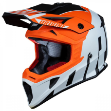 Шлем (кроссовый) ORIGINE HERO THUNDER Hi-Vis оранжевый/белый/черный матовый, 2XL