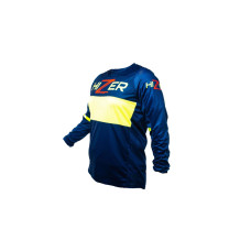 Джерси/футболка для мотокросса HIZER синяя (M) #1