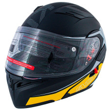 Шлем модуляр ATAKI JK902 Spot желтый/серый/черный матовый, L