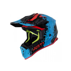 Шлем (кроссовый) JUST1 J38 MASK синий/красный/черный L