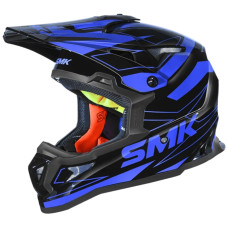 Шлем (кроссовый) SMK ALLTERRA SLOPE, цвет чёрный/синий, XL