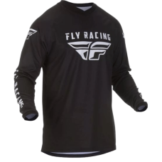 Джерси FLY RACING UNIVERSAL (2021) черный/белый, XL
