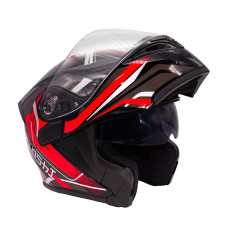 Шлем (модуляр) KIOSHI Tourist 316M красный XL