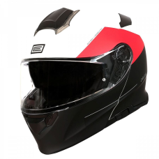 Шлем (модуляр) ORIGINE DELTA VIRGIN красный/белый/черный матовый,L