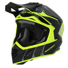 Шлем (кроссовый) Acerbis X-TRACK 22-06 Black/Fluo-Yellow XL