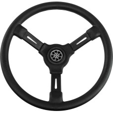 Рулевое колесо Riviera VR03 обод черный, спицы серебряные д. 400 мм