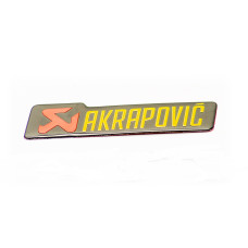 Наклейка 3D AKRAPOVIC (10x2,6) JH102