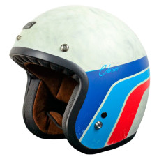 Шлем (открытый) 3/4 ORIGINE PRIMO Classic белый/синий/красный матовый, M