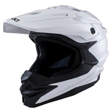Шлем (кроссовый) ATAKI JK801A Solid белый глянцевый, L