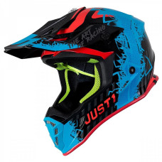 Шлем (кроссовый) JUST1 J38 Mask синий/красный/черный L