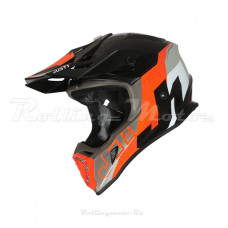 Шлем (кроссовый) JUST1 J38 Korner оранжевый/черный глянцевый, L
