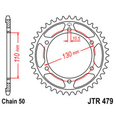 Звезда ведомая (530-45) PBR 241 45 C45 YAMAHA YZF-R1, FZ1 (479.45)